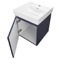 Floating Small Bathroom Vanity, Modern, Blue, 18